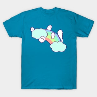 Rainbow Cloud Ghosts T-Shirt